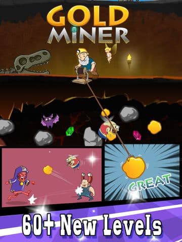 Gold Miner 2016—Classic Gems Craft Rush & Shape Clicker Games(2 Player + Free)
