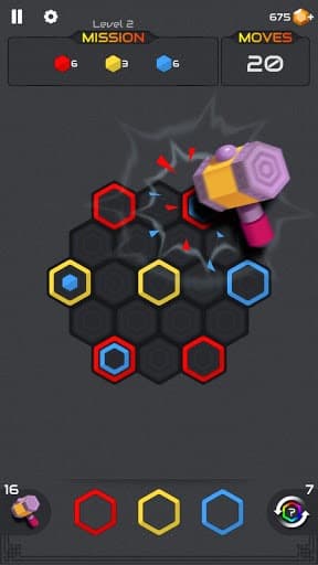 Puzzle Hexa: Princess and Zombies screenshot 5