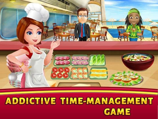 Cruise Ship Cooking Scramble: Master Chef Fever