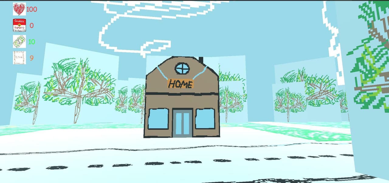 Best Game Made in Paint ever screenshot 2