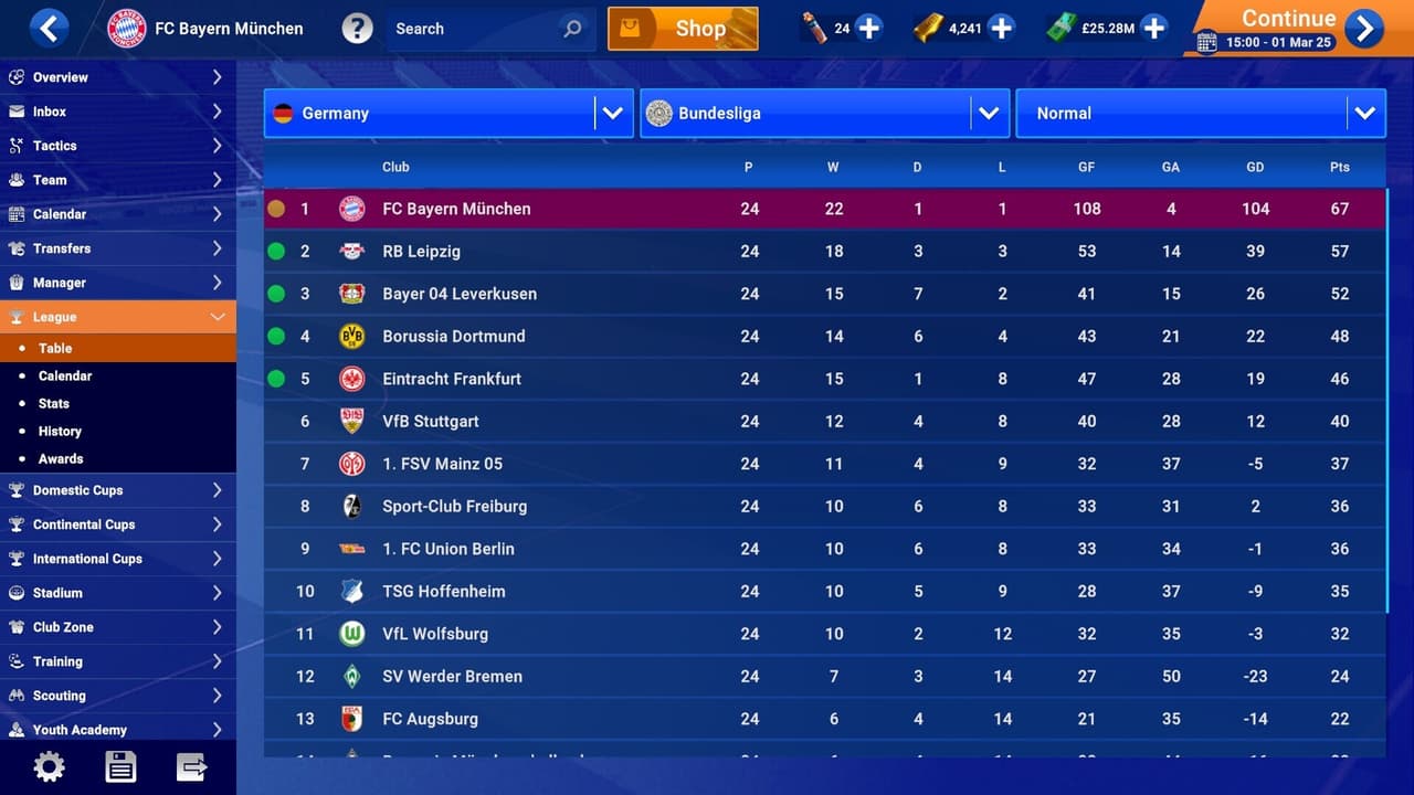 Soccer Manager 2025 screenshot 4