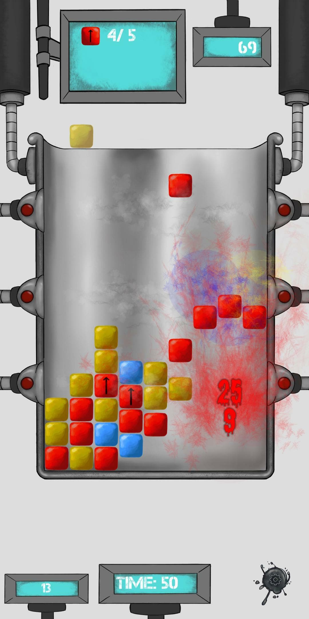 Suction Paint Labs: Match 3 Physics Block Game screenshot 3