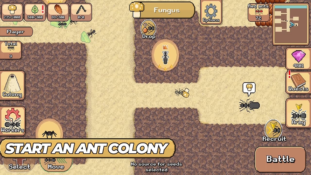 Pocket Ants: Colony Simulator (itch) screenshot 2