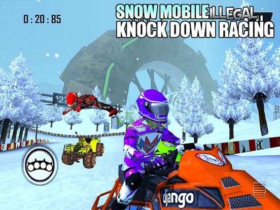 SnowMobile Illegal Bike Racing screenshot 4