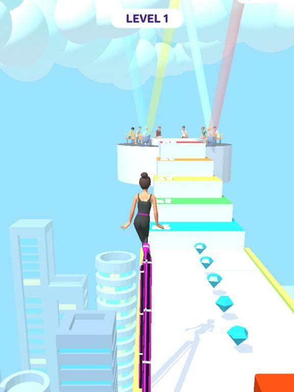 Perfect Heels 3D - Roof Runner screenshot 2