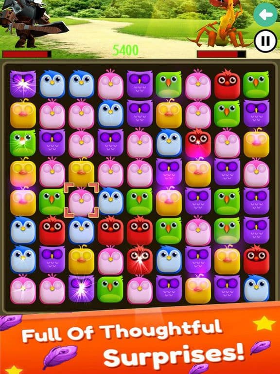 Cube Bird Pop: Plants Attack screenshot 3