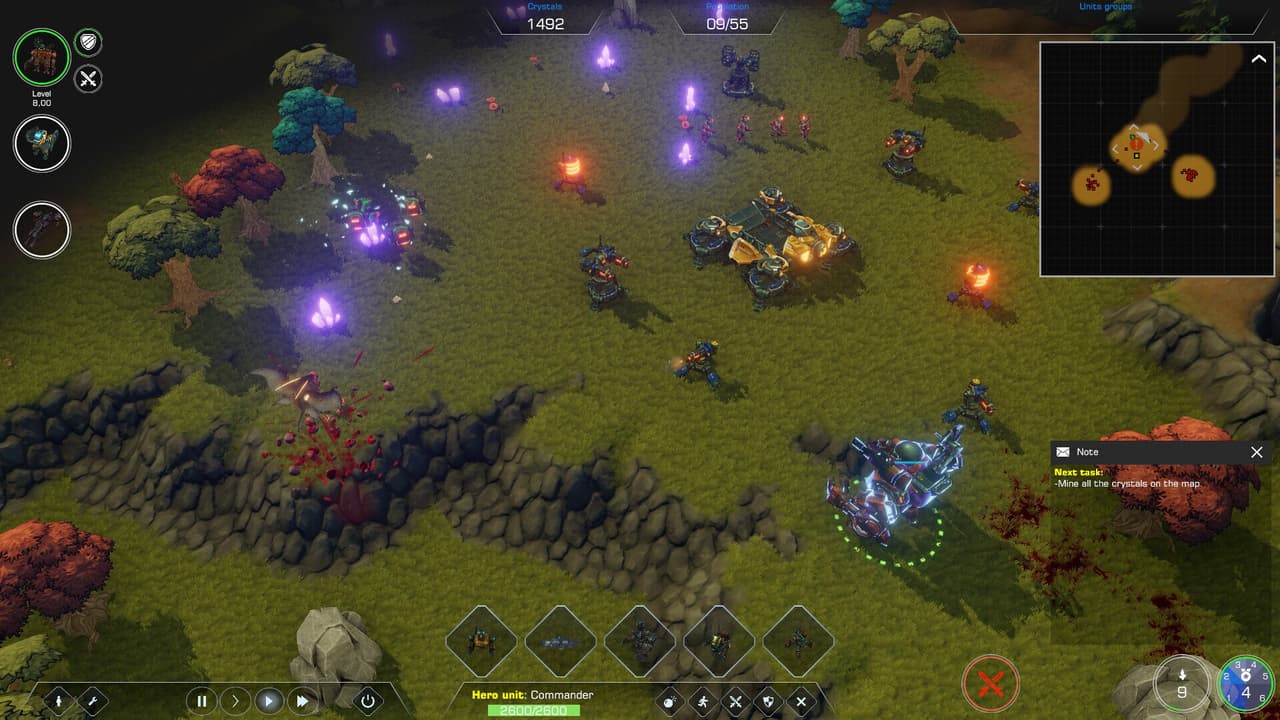 Grimstar: Crystals are the New Oil! screenshot 2