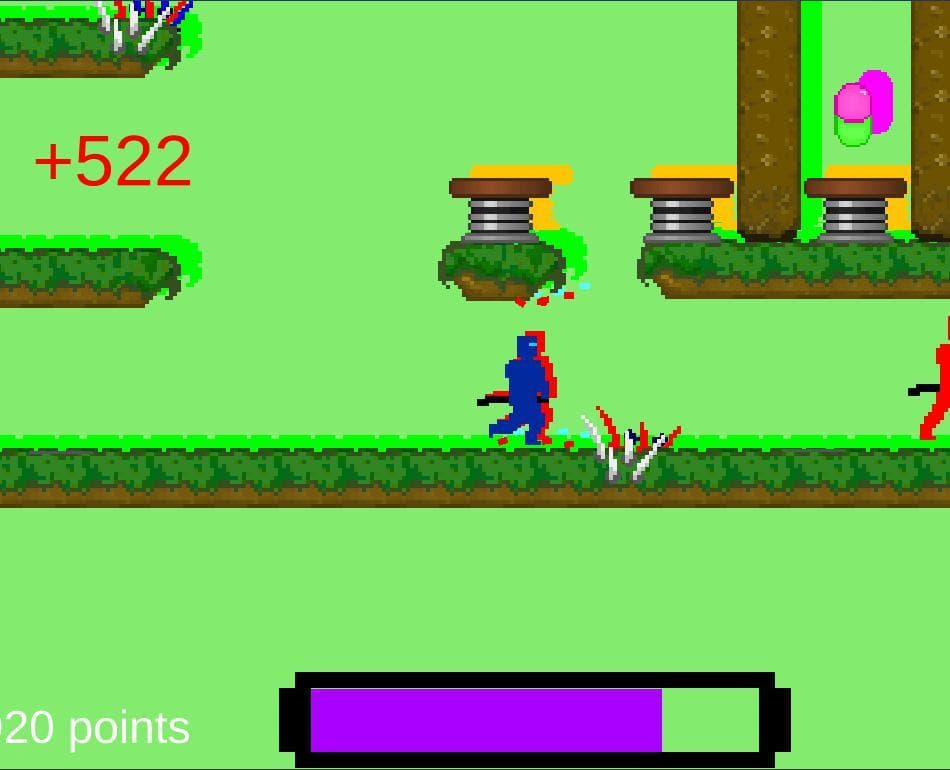 Blue Ninja: Rainbow Rage screenshot 3