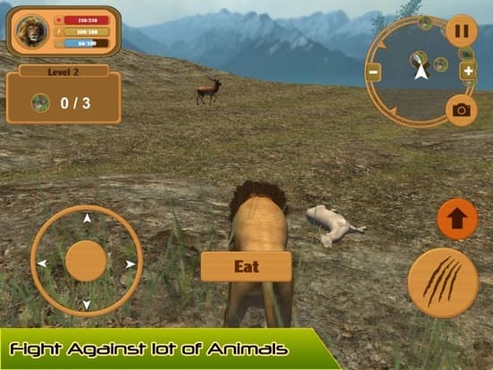 Wild Lion Simulator Attack 3D screenshot 5