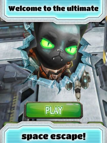 Black Fate Star Luck - FREE - Sci-Fi Cat Endless Street Runner Escape Game screenshot 2