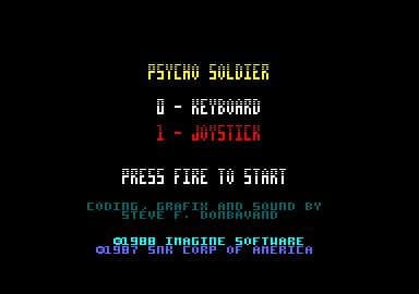 Psycho Soldier (1986) screenshot 3
