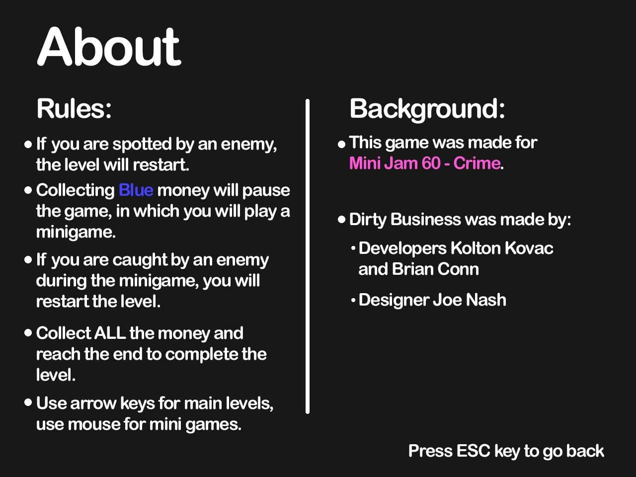 Dirty Business