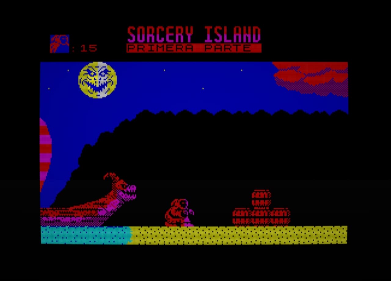 SORCERY ISLAND - ZX Spectrum 48k screenshot 2