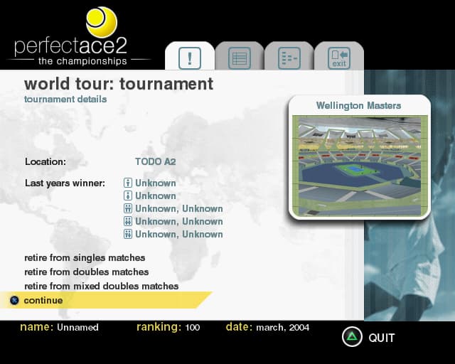 Perfect Ace 2: The Championships screenshot 2