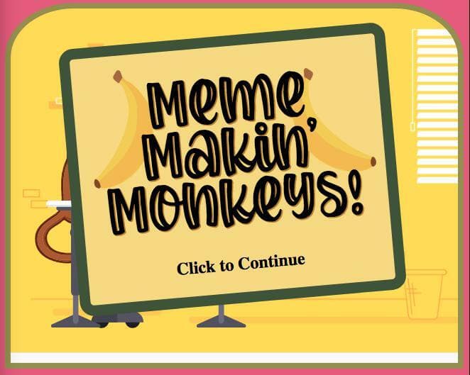 Meme Makin Monkeys! (Unfinished GMTK jam game) screenshot 2