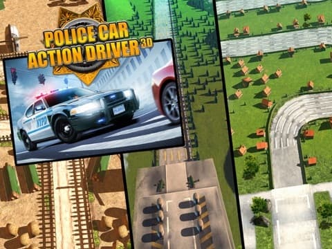 Police Car Action Driver 3D - Asphalt Burning Street Driving with Nitro