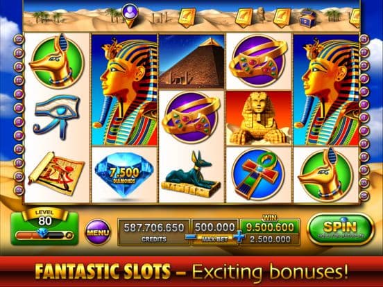 Slots - Pharaohs Fire screenshot 3