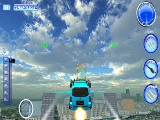 Flying Jeep Gunship Battle 3D 2017 screenshot 3