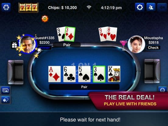 LIVE Poker 1 on 1 screenshot 3