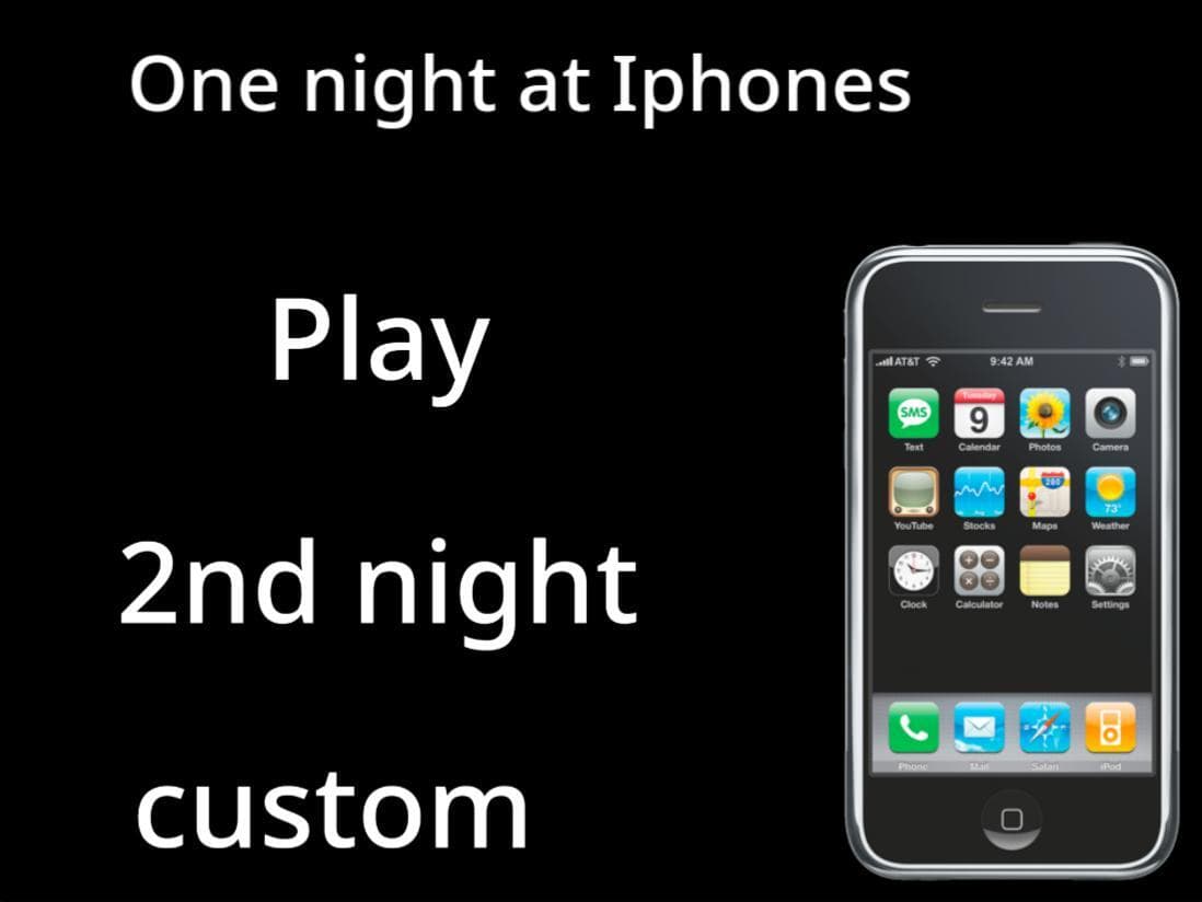 One night at iphones