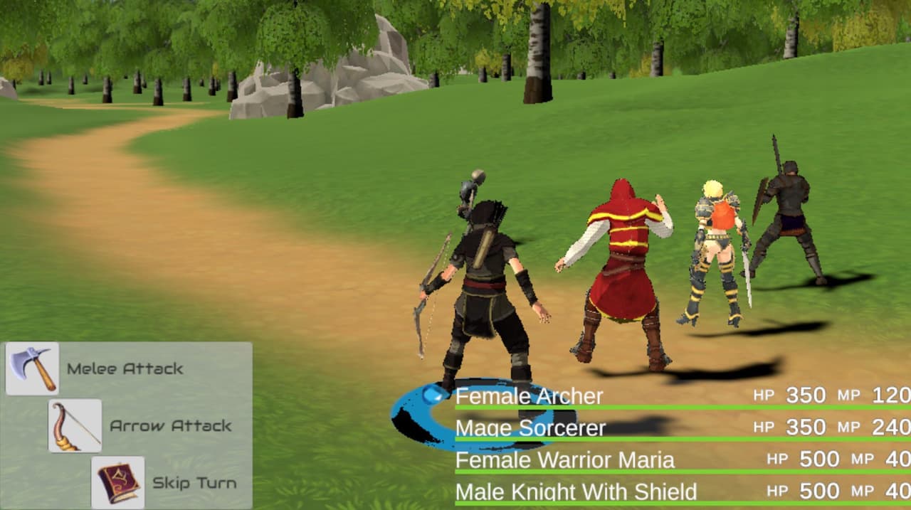 3D Turn Based RPG Demo