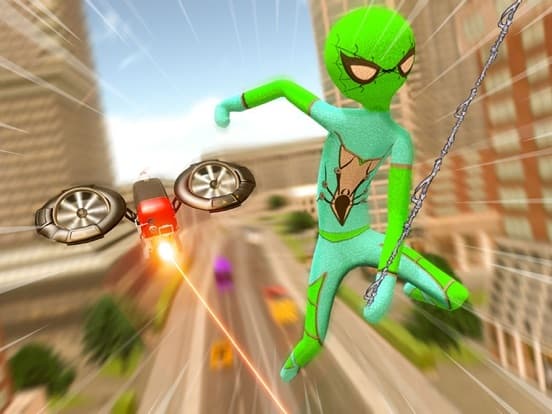 Stickman Spider Rope Hero Game screenshot 3