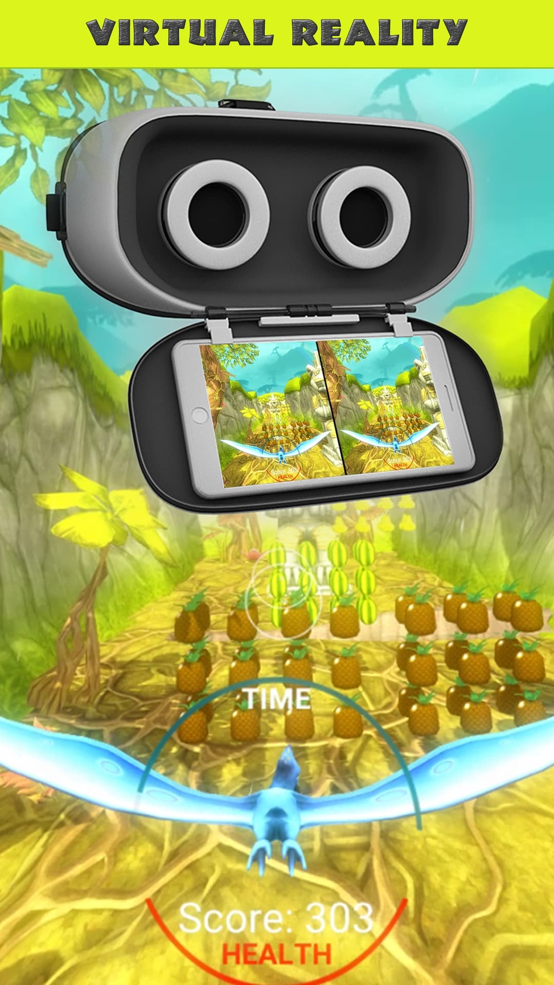 Flyer VR - fantasy 3D sky race screenshot 6