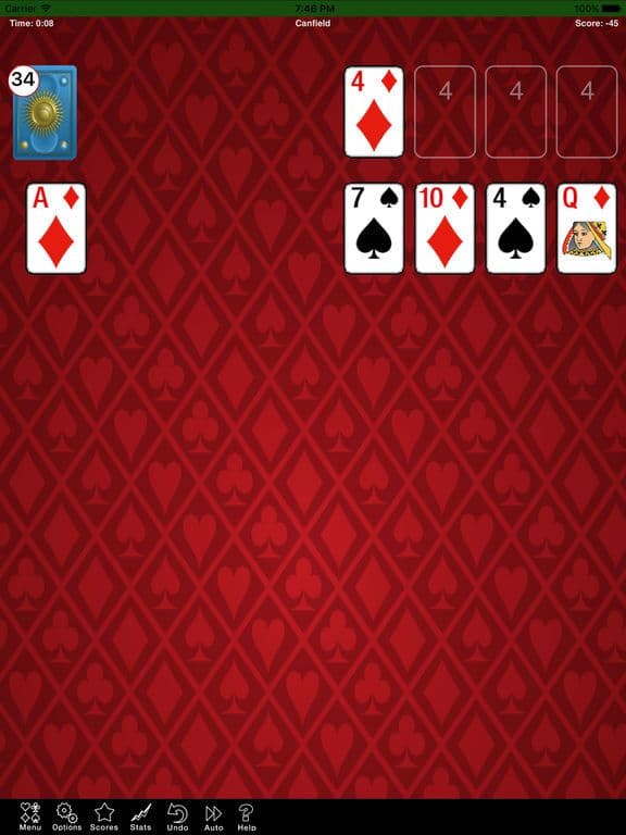 Canfield screenshot 2