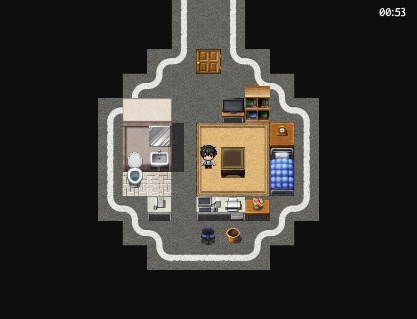 Moonchalk or "A Minimal Escape Room Short Game"