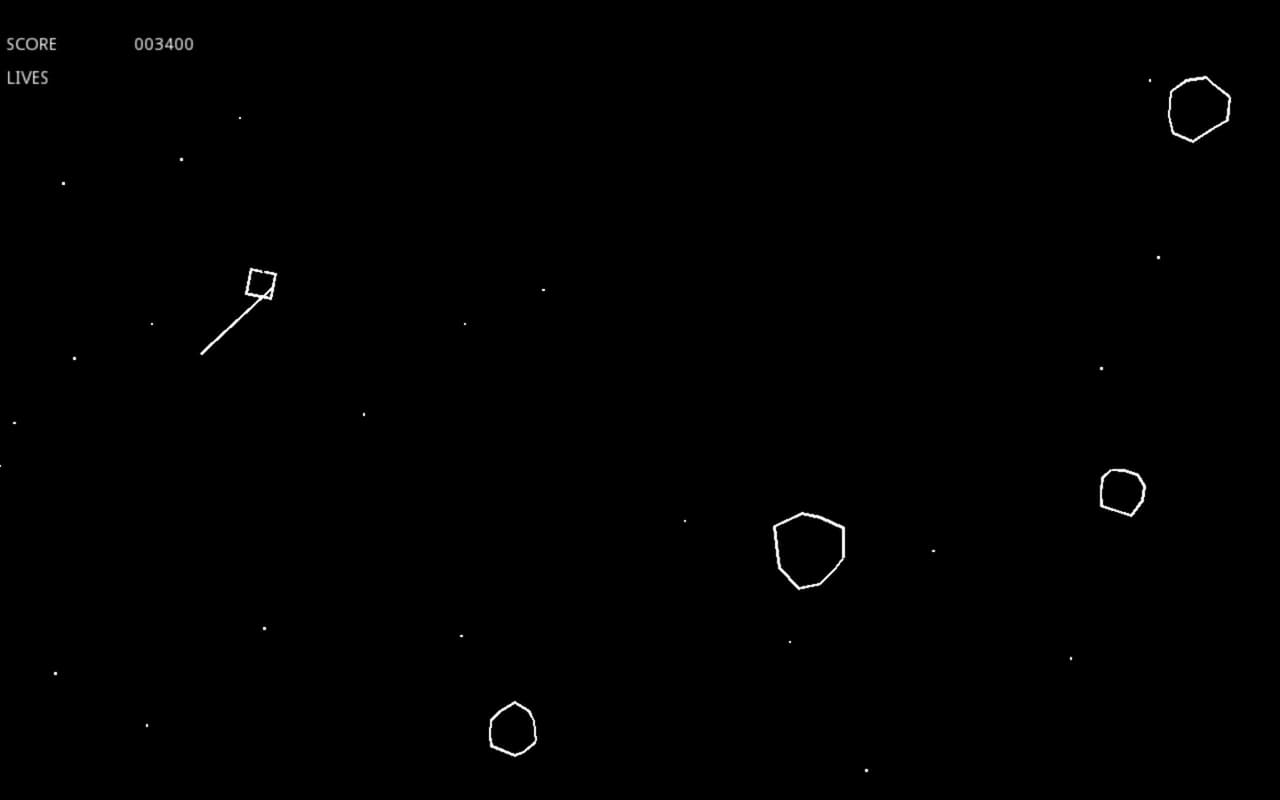 The Worlds Worst Asteroids Clone screenshot 3