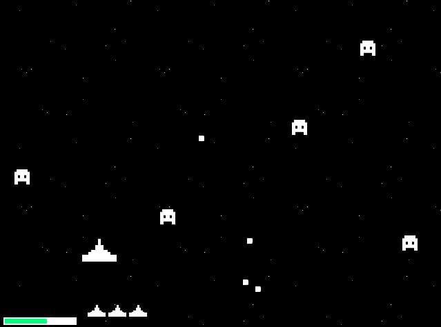 Game Maker Studio Engine: 8 Bit Space Invaders screenshot 5