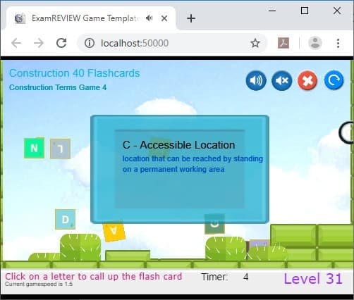 CramFLASH Construction Exams Random Flashcard Apps