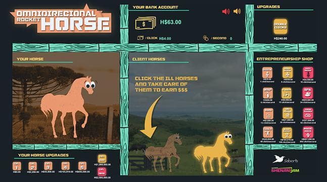 Omnidirectional Rocket Horse - Shenanijam 2017 screenshot 2