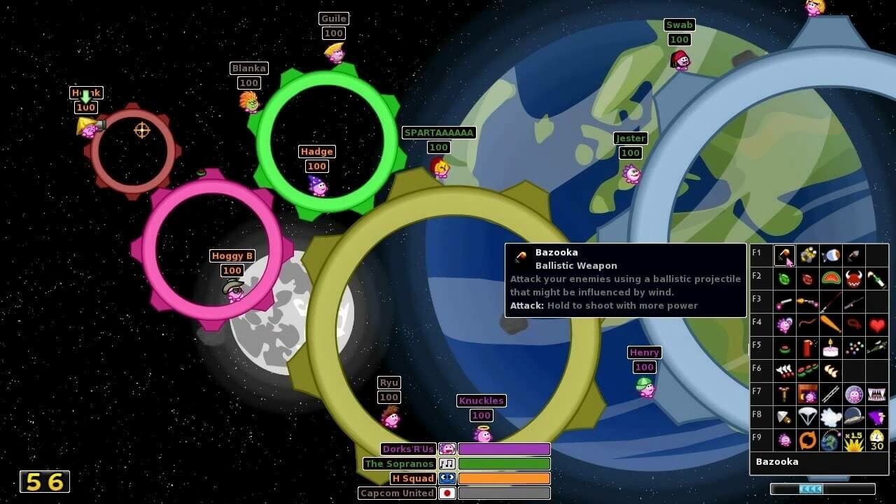 Hedgewars screenshot 2