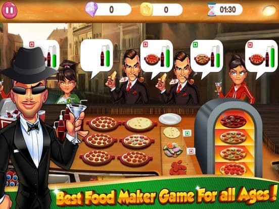 Cooking Games Pizza Fast Food Maker & Kitchen Chef screenshot 5