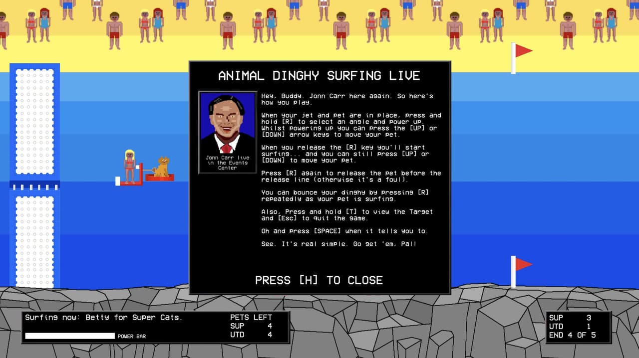 Pets on the Beach - Animal Dinghy Surfing screenshot 4