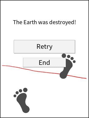 If you can walk without stepping on the line,the Earth will be saved! screenshot 4