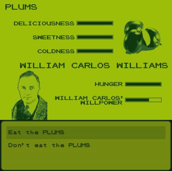Gotta Eat The Plums! with William Carlos Williams