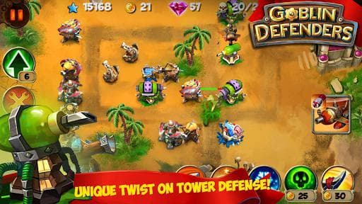 TD: Goblin Defenders - Towers Rush PRO screenshot 2
