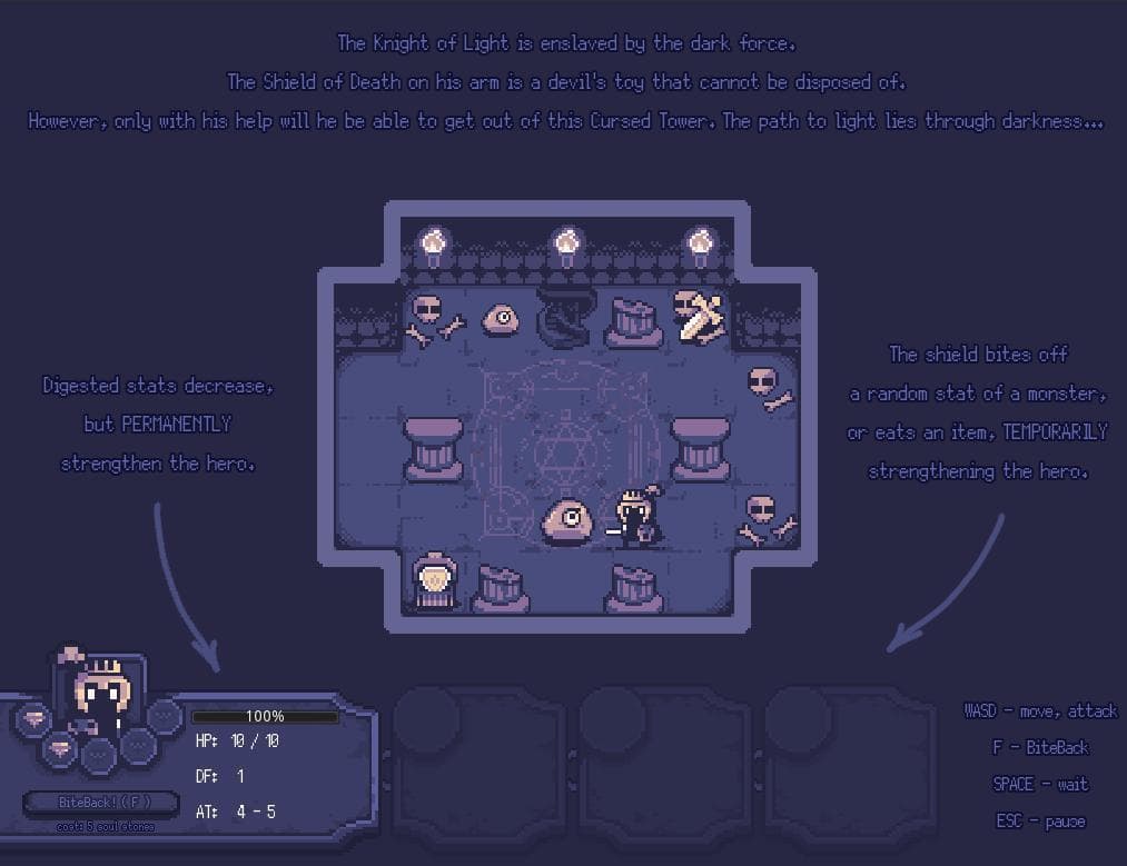 Danger! My shield bites! screenshot 2