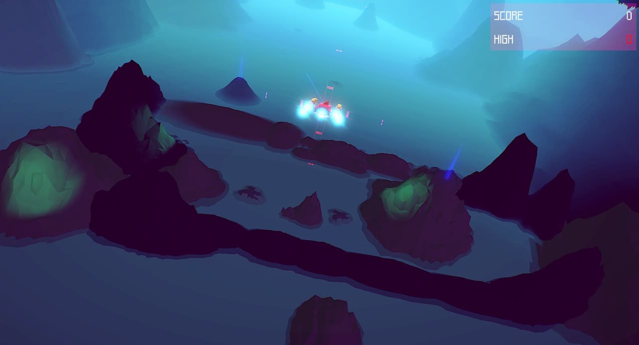 Lost Satellite: Synthwave Flyer screenshot 6