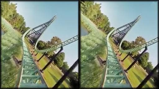 VR Thrills: Roller Coaster 360 (Google Cardboard) screenshot 6