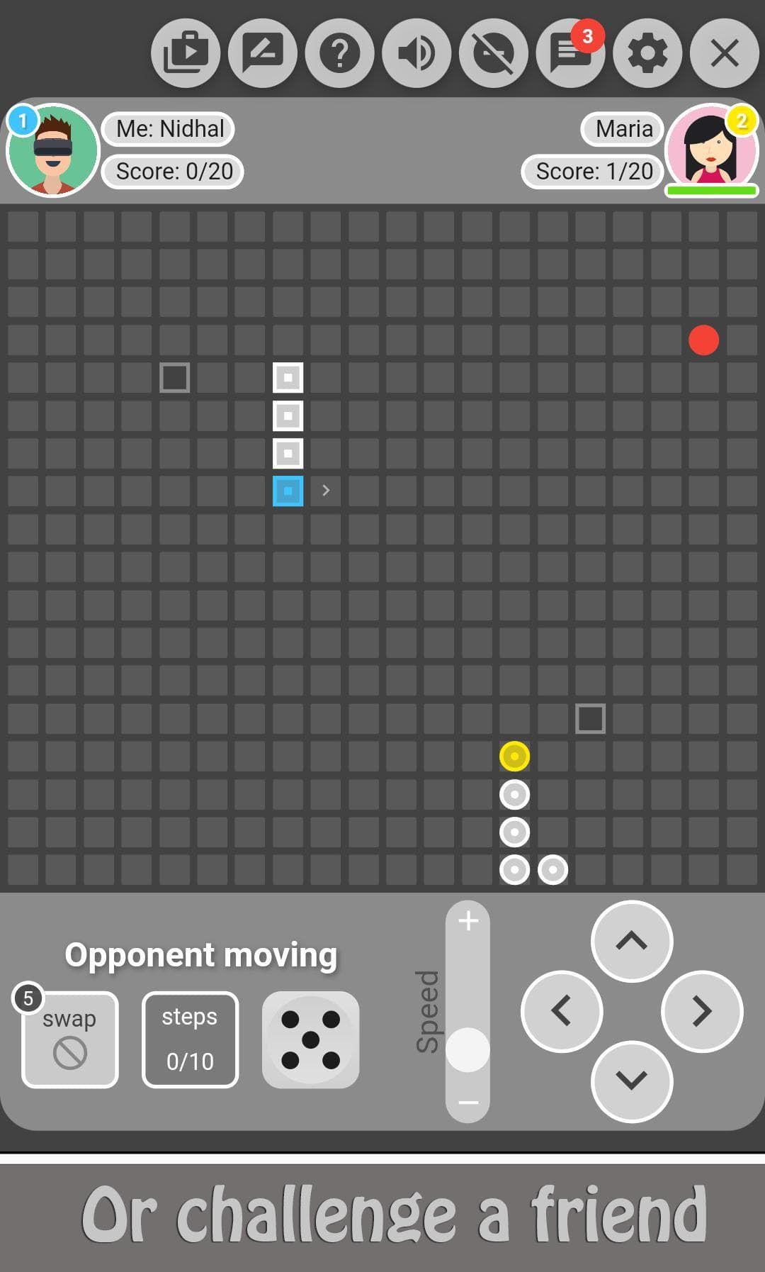 Snake Multiplayer dice and AI screenshot 3