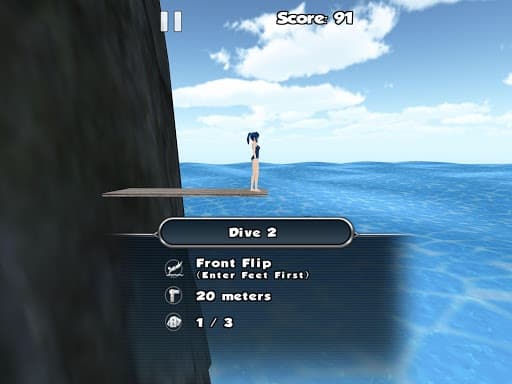 Cliff Diving 3D Free screenshot 2