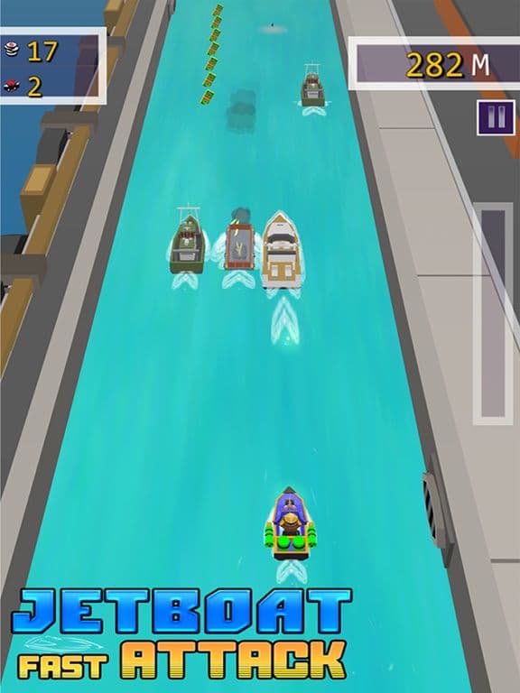 Jet Boat Fast Attack - Top 3D Water War Racing screenshot 5