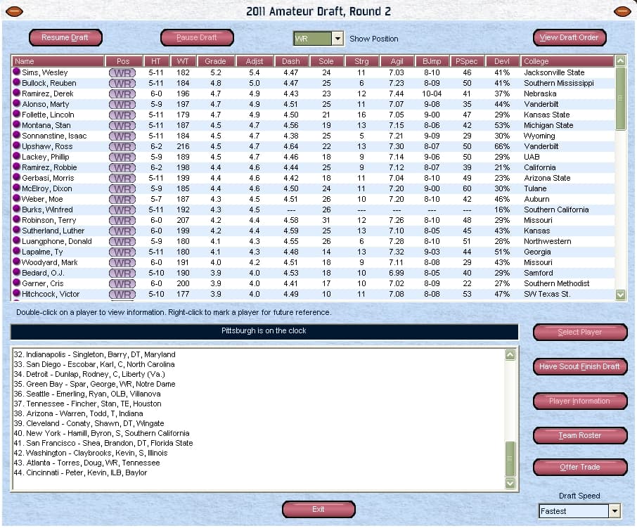 Front Office Football 2007 screenshot 5