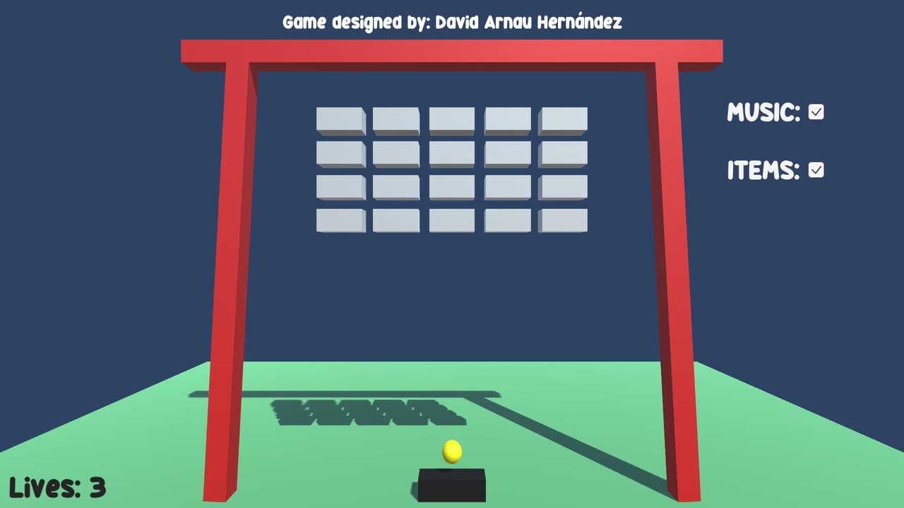 Arkanoid (itch) (davidarnau) screenshot 2