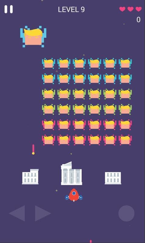Trump Space Invaders screenshot 4
