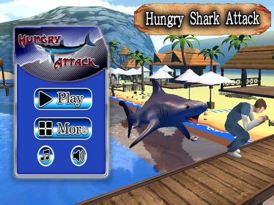 Shark Attack and Hungry Evolution SImulator 3D screenshot 3