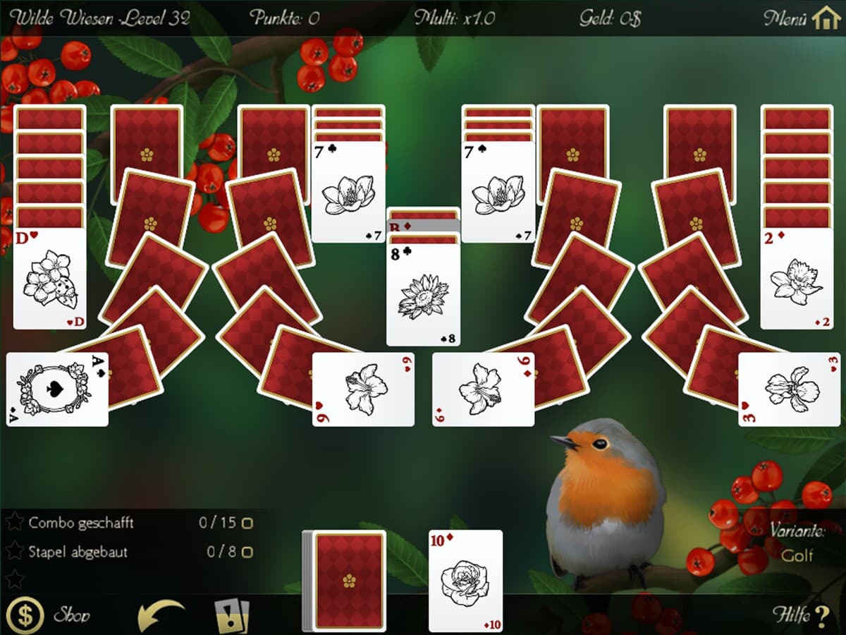 Solitaire Beautiful Garden Season screenshot 2